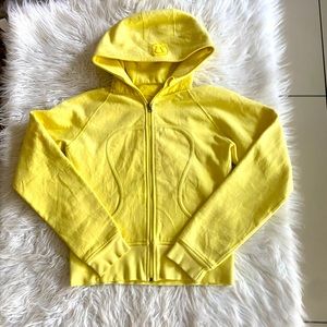 Lululemon Scuba hoodie yellow